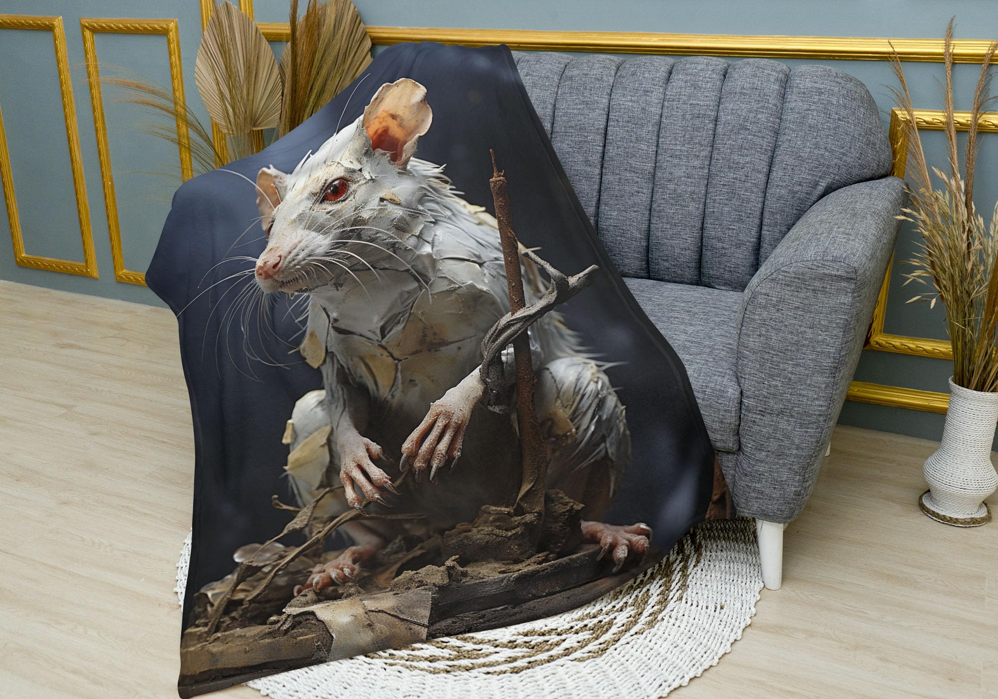 RATS INDIAN BLANKET:BLACK×GREEN×BROWN RATS INDIAN BLANKET:BLACK×GREEN×BROWN RATS INDIAN BLANKET